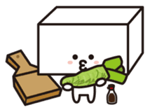 My pure white tofu sticker #2915649