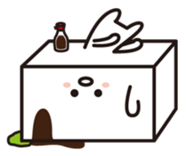 My pure white tofu sticker #2915652