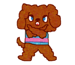 Toy Poodle's BUKU sticker #2916001