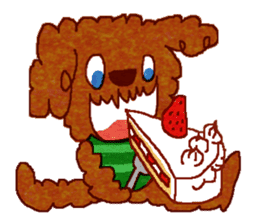 Toy Poodle's BUKU sticker #2916010