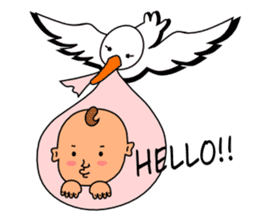 Happy Maternity(pregnancy to childbirth) sticker #2916188