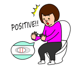 Happy Maternity(pregnancy to childbirth) sticker #2916190