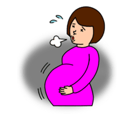 Happy Maternity(pregnancy to childbirth) sticker #2916203