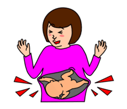 Happy Maternity(pregnancy to childbirth) sticker #2916210