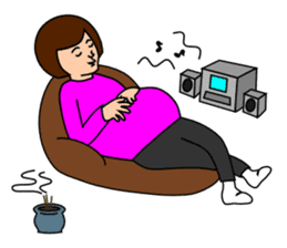 Happy Maternity(pregnancy to childbirth) sticker #2916215
