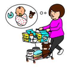 Happy Maternity(pregnancy to childbirth) sticker #2916218