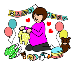 Happy Maternity(pregnancy to childbirth) sticker #2916219