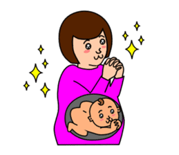 Happy Maternity(pregnancy to childbirth) sticker #2916224