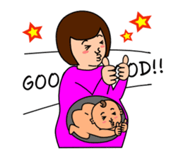 Happy Maternity(pregnancy to childbirth) sticker #2916225