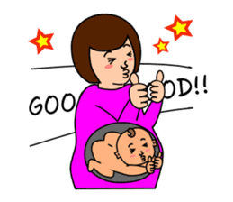 Happy Maternity(pregnancy to childbirth) sticker #2916225