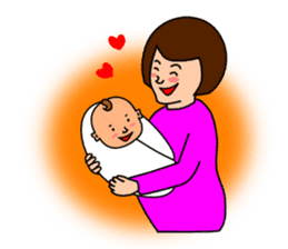 Happy Maternity(pregnancy to childbirth) sticker #2916226