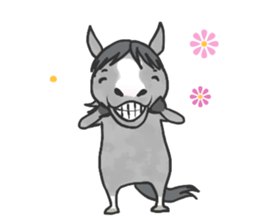Horse of bipedalism Sticker! sticker #2916272