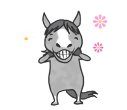 Horse of bipedalism Sticker! sticker #2916272