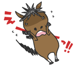 Horse of bipedalism Sticker! sticker #2916274