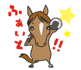 Horse of bipedalism Sticker! sticker #2916280