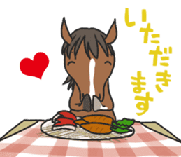 Horse of bipedalism Sticker! sticker #2916283