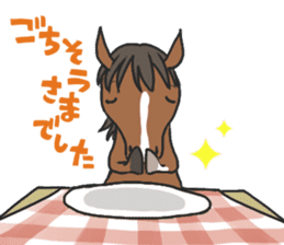 Horse of bipedalism Sticker! sticker #2916284