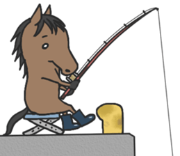 Horse of bipedalism Sticker! sticker #2916302