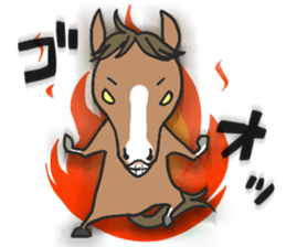 Horse of bipedalism Sticker! sticker #2916303