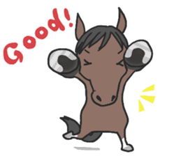 Horse of bipedalism Sticker! sticker #2916306