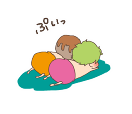Mitarashi and Sanshoku sticker #2916445