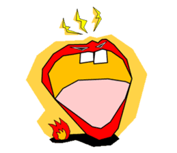 The shock first of the mouth sticker #2916517