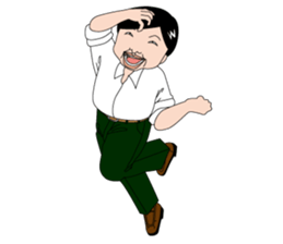 Japanese middle-aged man sticker #2916652