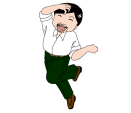 Japanese middle-aged man sticker #2916652