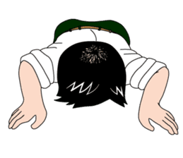 Japanese middle-aged man sticker #2916653