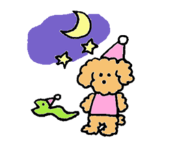 The wonderful every day of Toy Poodle sticker #2916827