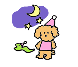 The wonderful every day of Toy Poodle sticker #2916827