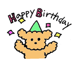 The wonderful every day of Toy Poodle sticker #2916828