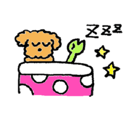 The wonderful every day of Toy Poodle sticker #2916831