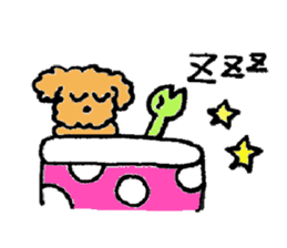 The wonderful every day of Toy Poodle sticker #2916831