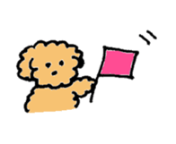 The wonderful every day of Toy Poodle sticker #2916833