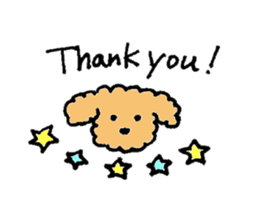 The wonderful every day of Toy Poodle sticker #2916834