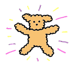 The wonderful every day of Toy Poodle sticker #2916836