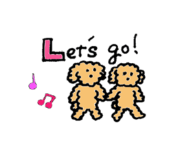 The wonderful every day of Toy Poodle sticker #2916840