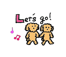 The wonderful every day of Toy Poodle sticker #2916840