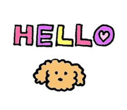 The wonderful every day of Toy Poodle sticker #2916842