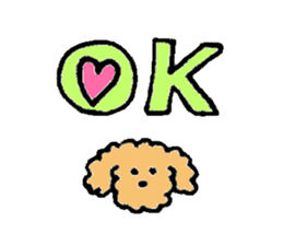 The wonderful every day of Toy Poodle sticker #2916843