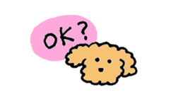 The wonderful every day of Toy Poodle sticker #2916845