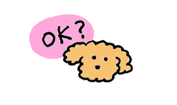 The wonderful every day of Toy Poodle sticker #2916845