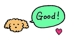 The wonderful every day of Toy Poodle sticker #2916846