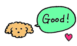 The wonderful every day of Toy Poodle sticker #2916846