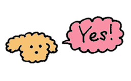The wonderful every day of Toy Poodle sticker #2916847