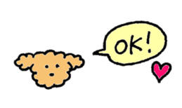 The wonderful every day of Toy Poodle sticker #2916848