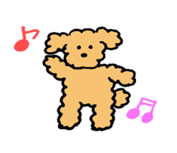 The wonderful every day of Toy Poodle sticker #2916853