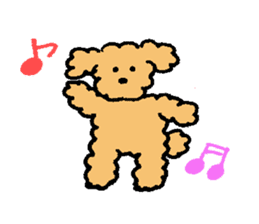 The wonderful every day of Toy Poodle sticker #2916853