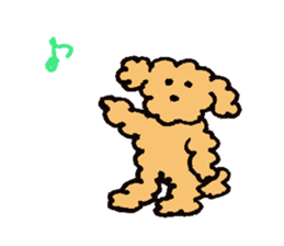 The wonderful every day of Toy Poodle sticker #2916857